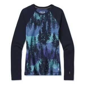 Smartwool Women's Merino 250 Base Layer Pattern Crew Sweater Size Large